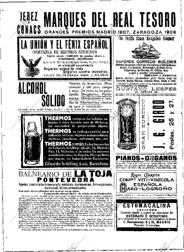 ABC MADRID 26-06-1909 página 14