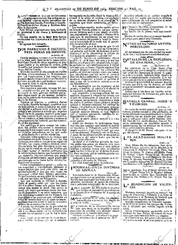ABC MADRID 27-06-1909 página 10