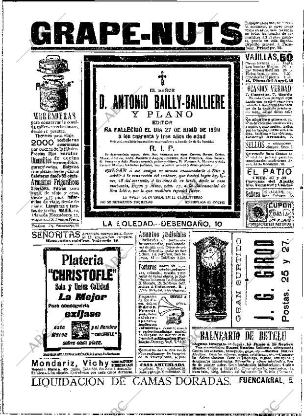 ABC MADRID 28-06-1909 página 2