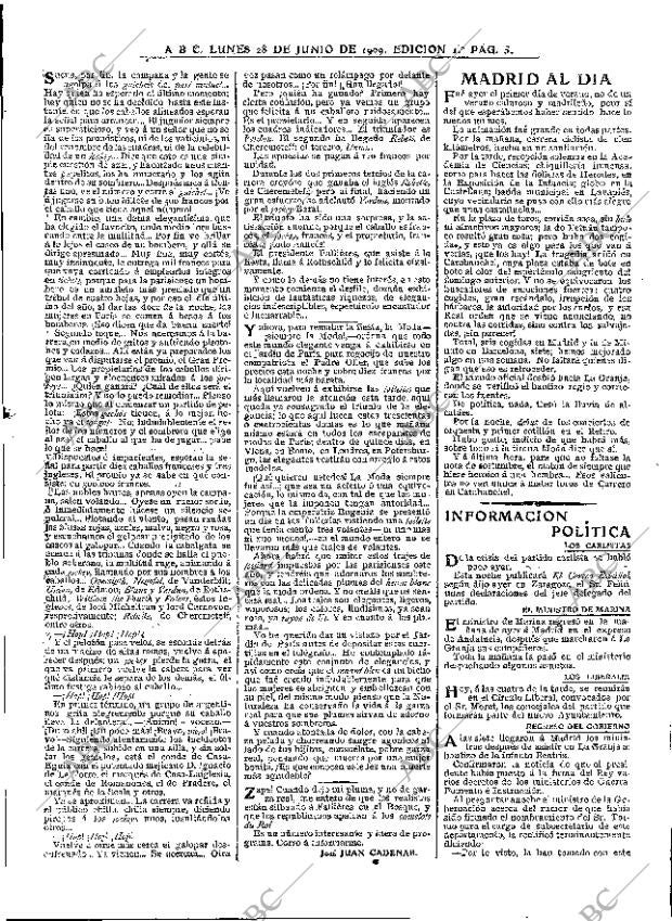 ABC MADRID 28-06-1909 página 5