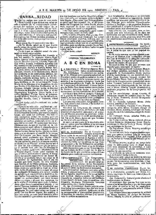 ABC MADRID 29-06-1909 página 4