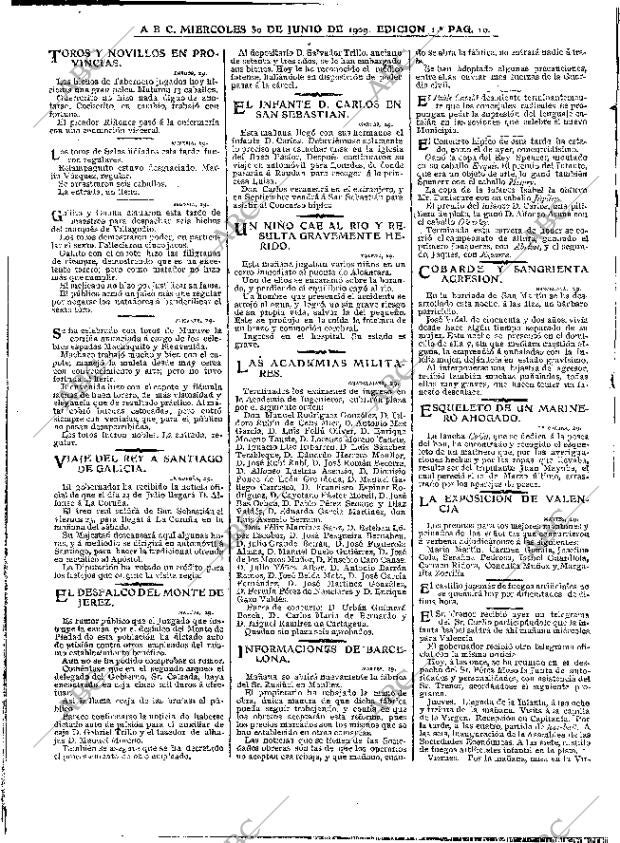 ABC MADRID 30-06-1909 página 10