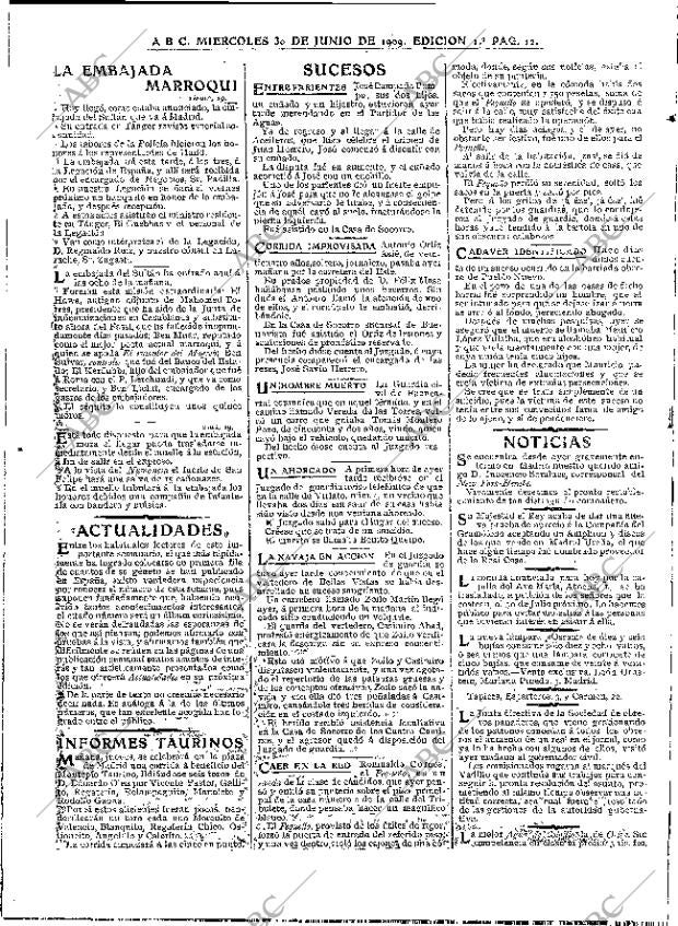 ABC MADRID 30-06-1909 página 12