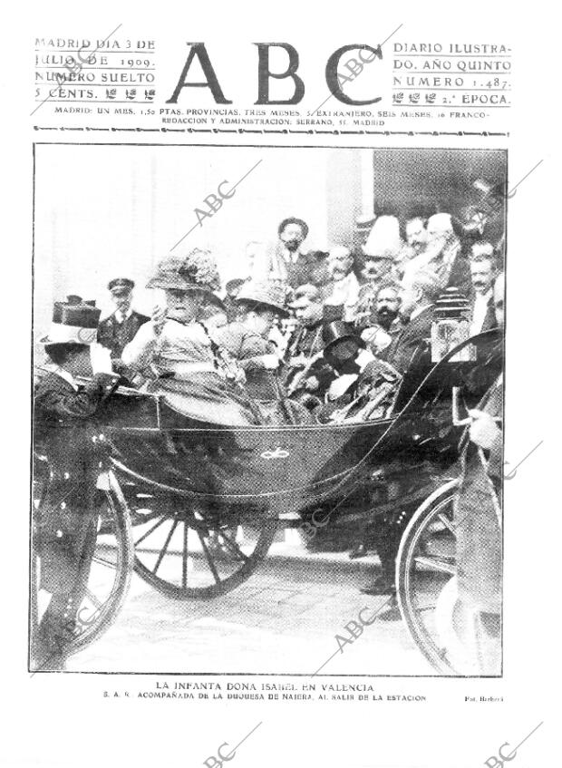ABC MADRID 03-07-1909 página 1