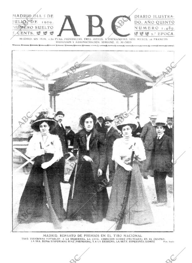 ABC MADRID 05-07-1909 página 1