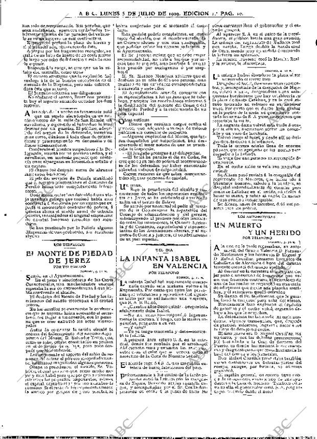 ABC MADRID 05-07-1909 página 10