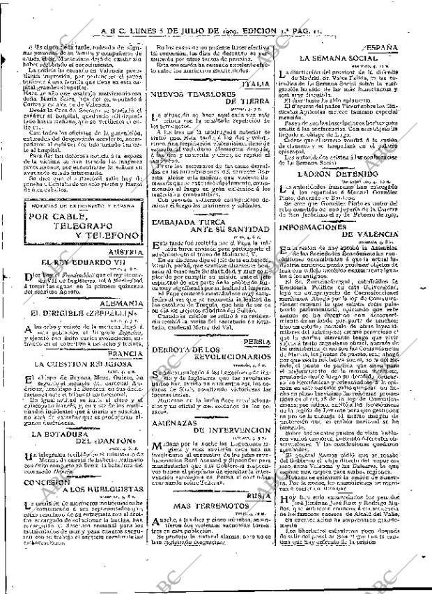 ABC MADRID 05-07-1909 página 11