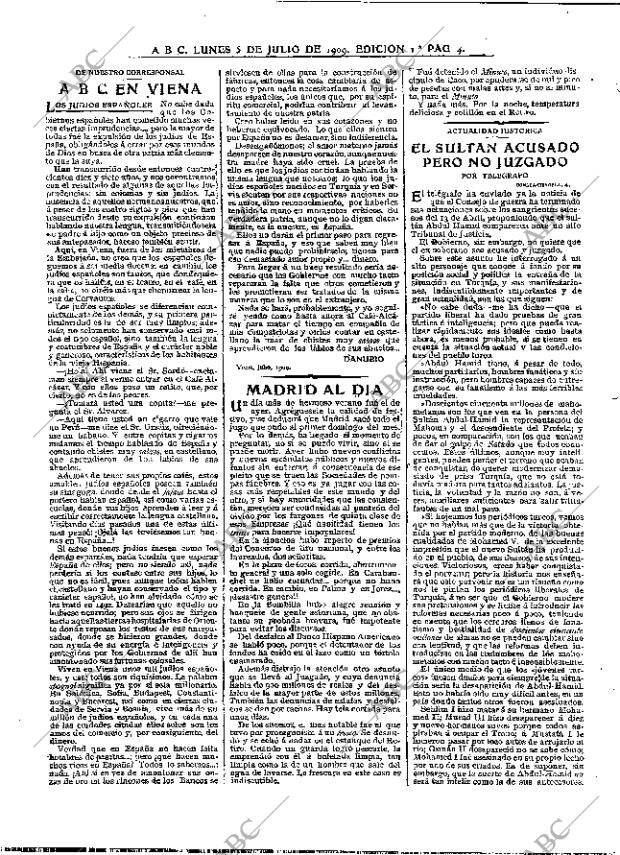 ABC MADRID 05-07-1909 página 4