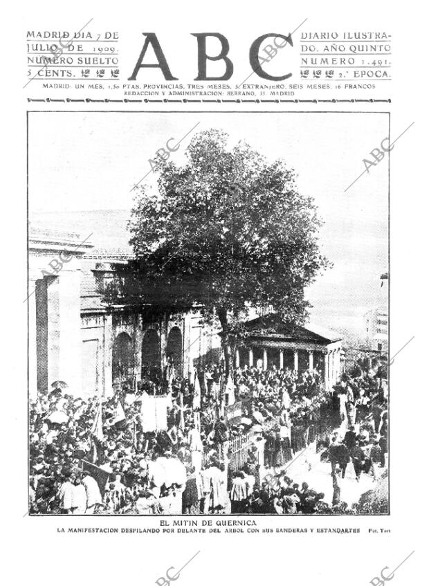 ABC MADRID 07-07-1909 página 1