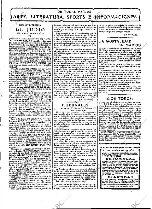 ABC MADRID 07-07-1909 página 13