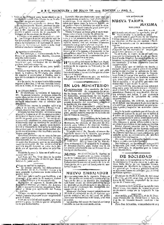 ABC MADRID 07-07-1909 página 6