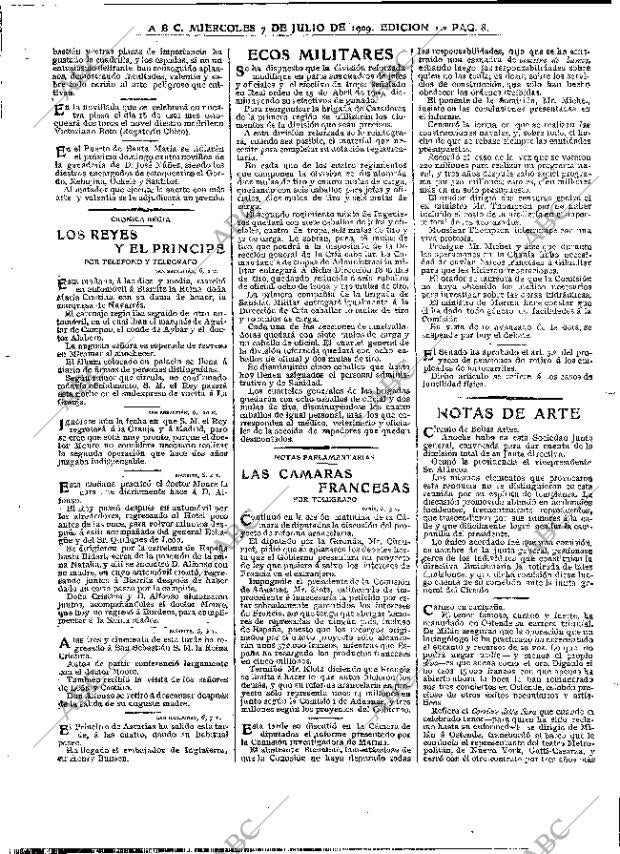 ABC MADRID 07-07-1909 página 8