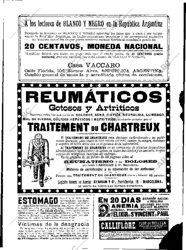 BLANCO Y NEGRO MADRID 10-07-1909 página 2