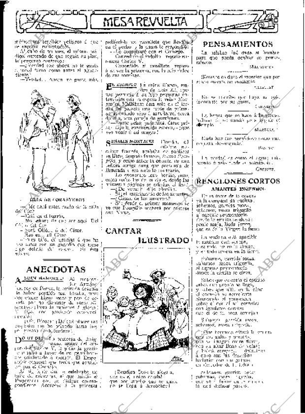 BLANCO Y NEGRO MADRID 10-07-1909 página 25