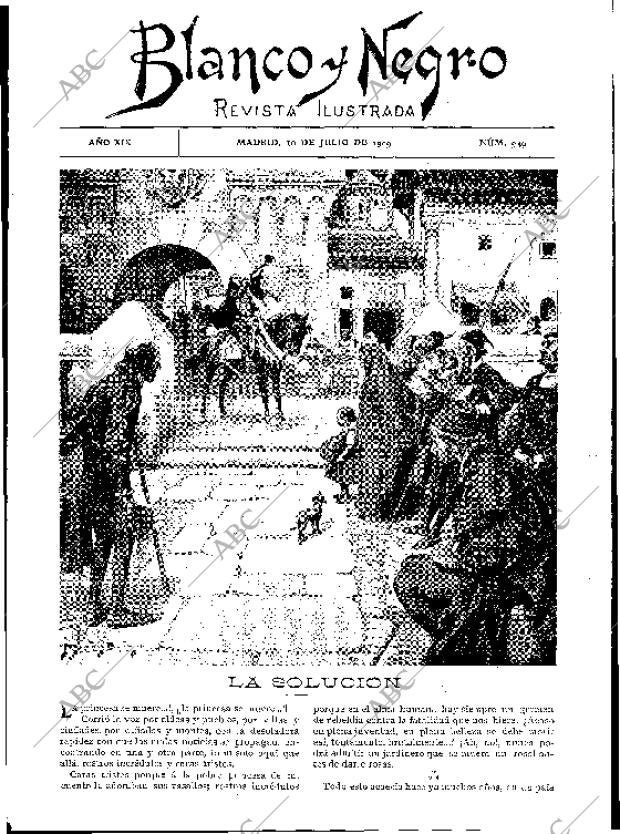 BLANCO Y NEGRO MADRID 10-07-1909 página 7