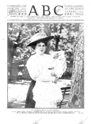 ABC MADRID 16-07-1909 página 1
