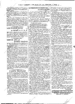 ABC MADRID 16-07-1909 página 14