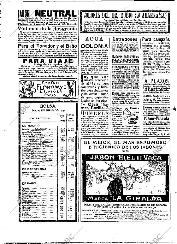ABC MADRID 16-07-1909 página 2