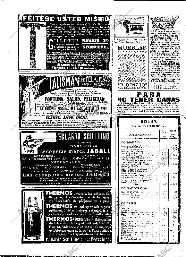 ABC MADRID 17-07-1909 página 2