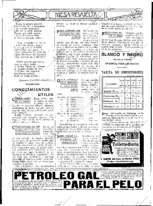 BLANCO Y NEGRO MADRID 17-07-1909 página 26