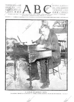 ABC MADRID 19-07-1909 página 1