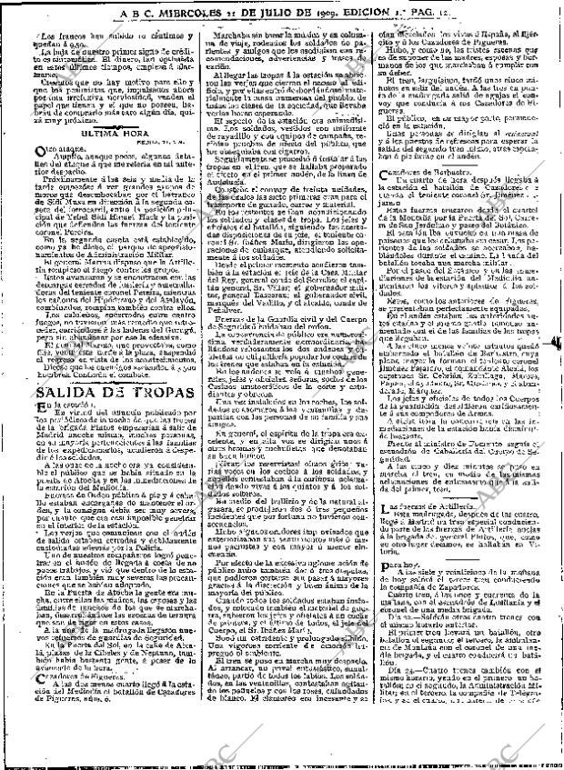 ABC MADRID 21-07-1909 página 12