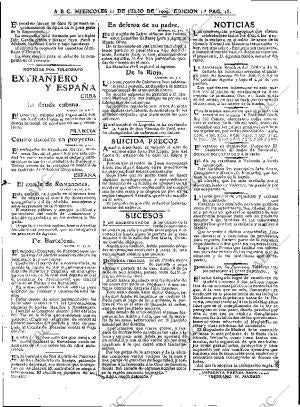ABC MADRID 21-07-1909 página 15