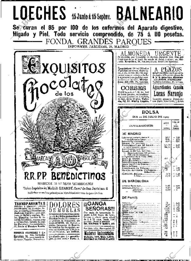 ABC MADRID 21-07-1909 página 2