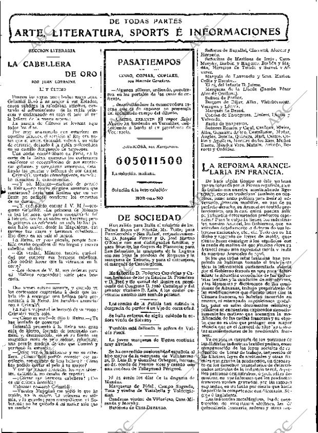 ABC MADRID 22-07-1909 página 13