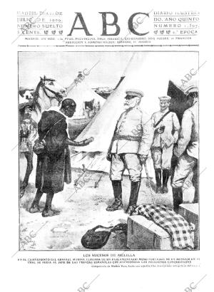 ABC MADRID 23-07-1909 página 1
