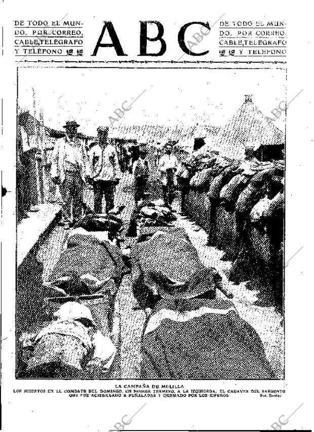 ABC MADRID 23-07-1909 página 3