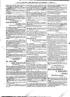 ABC MADRID 24-07-1909 página 14