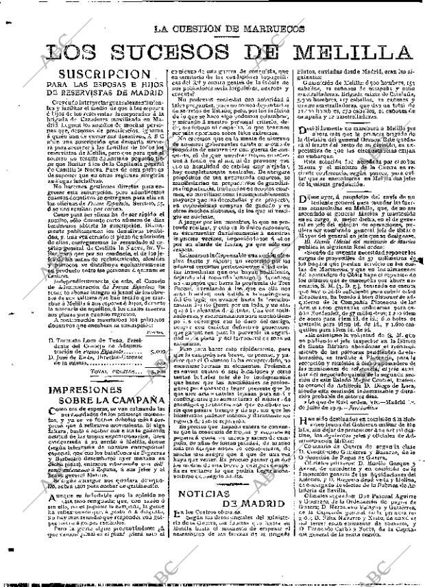 ABC MADRID 24-07-1909 página 4