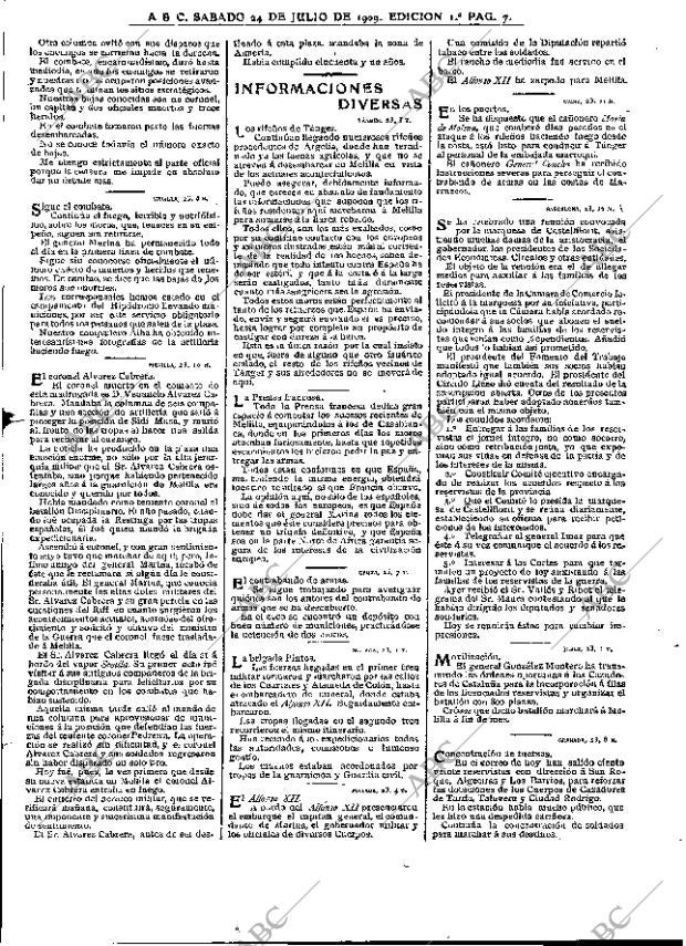 ABC MADRID 24-07-1909 página 7