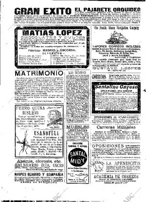ABC MADRID 25-07-1909 página 2