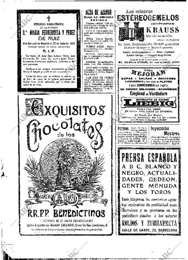 ABC MADRID 26-07-1909 página 2