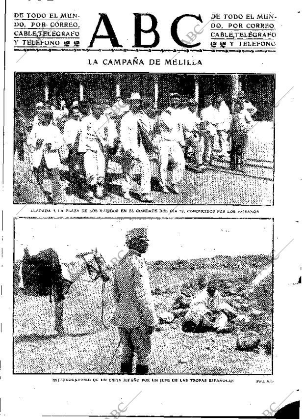 ABC MADRID 26-07-1909 página 3