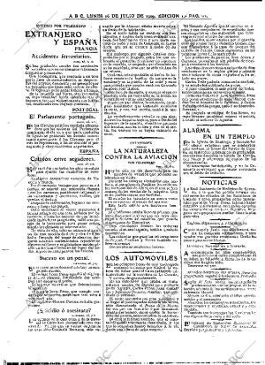 ABC MADRID 26-07-1909 página 8
