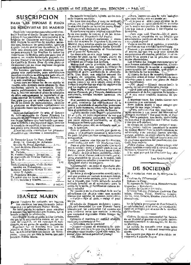ABC MADRID 26-07-1909 página 9