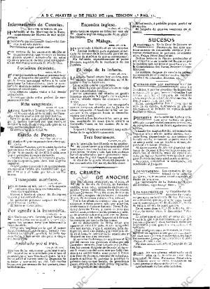 ABC MADRID 27-07-1909 página 11