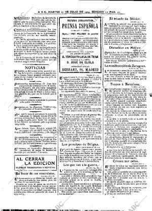 ABC MADRID 27-07-1909 página 12