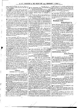 ABC MADRID 27-07-1909 página 7