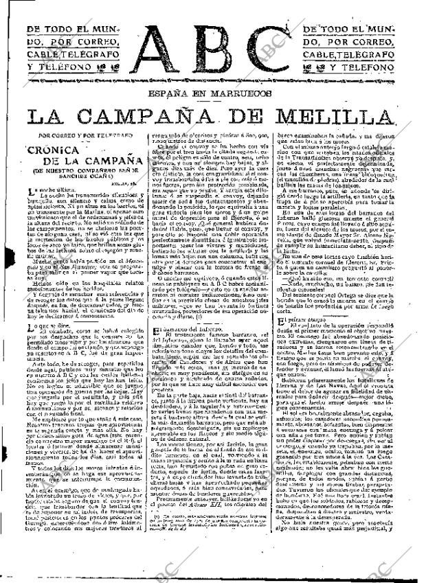 ABC MADRID 31-07-1909 página 5