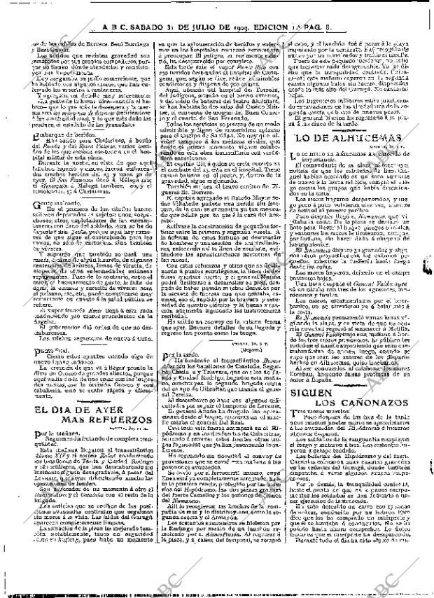ABC MADRID 31-07-1909 página 8