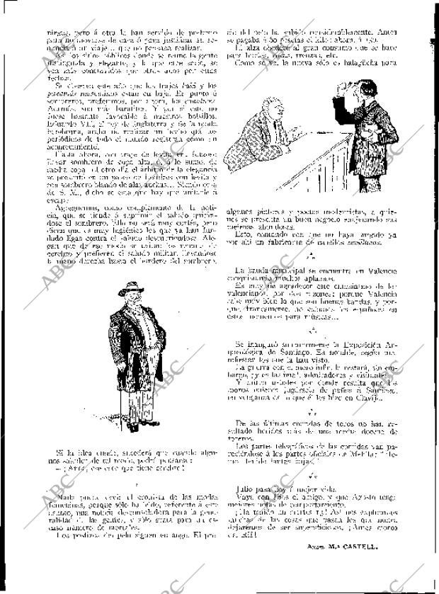 BLANCO Y NEGRO MADRID 31-07-1909 página 12