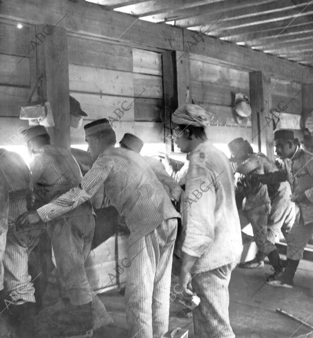 La guarnición del fortín donde pereció el heroico teniente Velarde