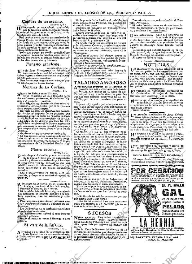 ABC MADRID 02-08-1909 página 16