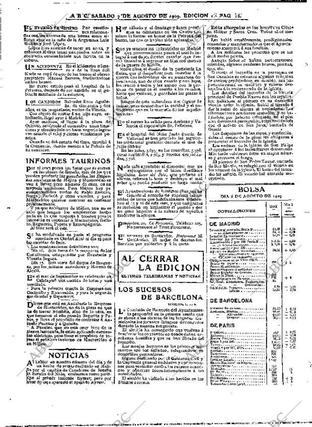 ABC MADRID 07-08-1909 página 16