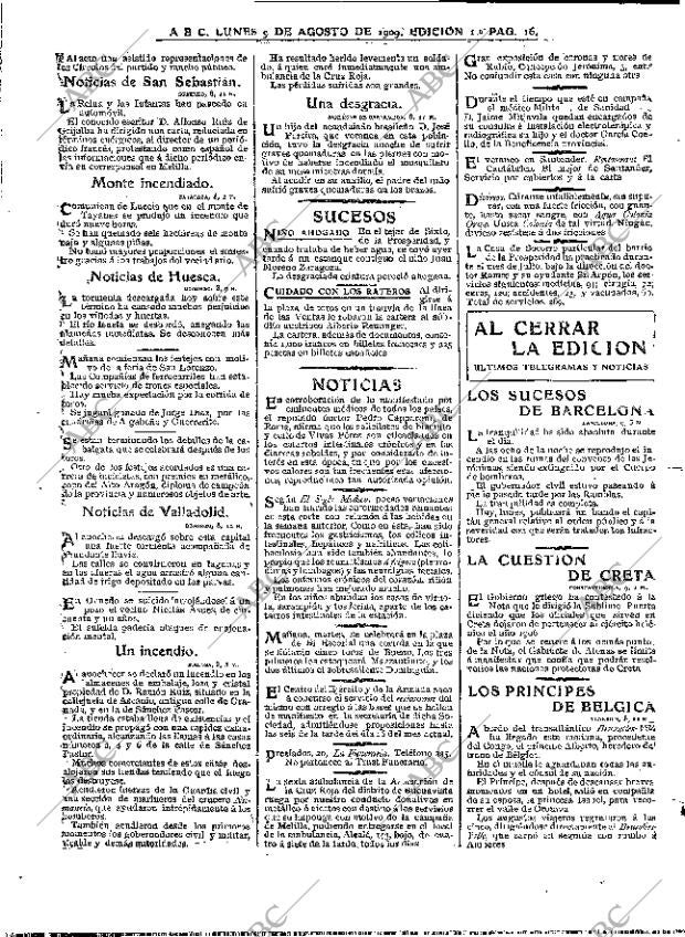 ABC MADRID 09-08-1909 página 16