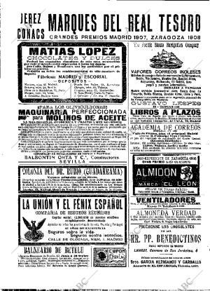 ABC MADRID 10-08-1909 página 16